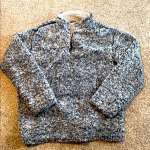 Sherpa fleece quarter zip